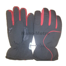 NMSAFETY Economic black fiber skiing gloves outdoor sports glove